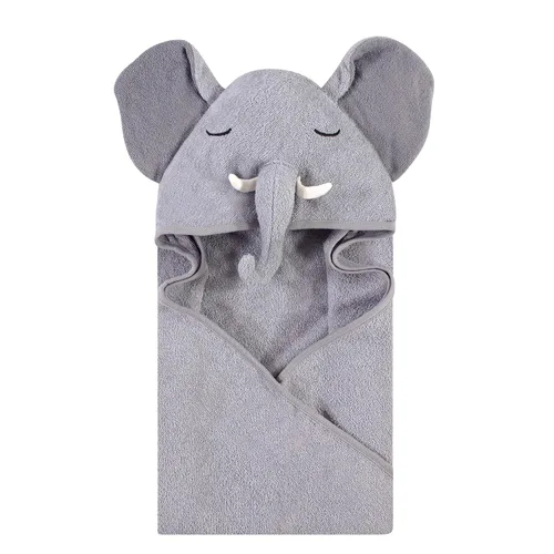 Vista 87 de Hudson Baby Toalla con capucha unisex de algodón con cara de animal para bebé, cocodrilo, talla única