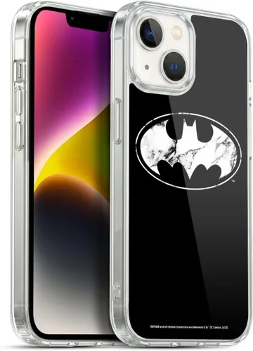 Vista 451 de Head Case Designs Funda de gel con licencia oficial de Batman DC Comics Bat Signal Logos [protección de grado militar] compatible con Apple iPhone 7