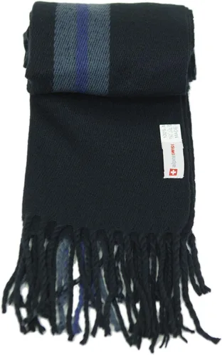 Vista 4 de Alpine Swiss Bufanda a cuadros para hombre, más suave que las bufandas de cachemira, chal de invierno