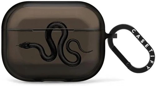Vista 5 de CASETiFY Impact Airpods Pro (3ª) - Funda con anillo, color negro