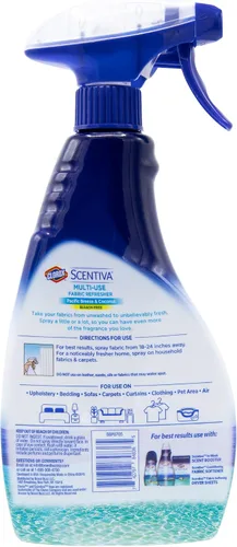 Vista 7 de Clorox Scentiva - Spray refrescante de tela multiusos en brisa del Pacífico y coco, ambientador de tela para armarios, tapicería, cortinas