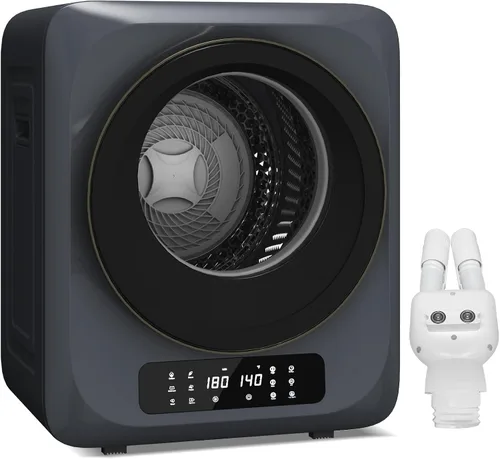 Vista 8 de Zynkez Secadora de ropa portátil de 12 libras, secadora de ropa compacta de 850 W con secadora de botas, 6 modos de secado, secadora eléctrica