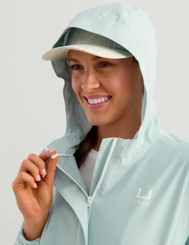 Vista 8 de HUK Chaqueta Storm Heavy Duty 2.0 para mujer, impermeable, resistente al viento y transpirable, abrigo de lluvia para mujer