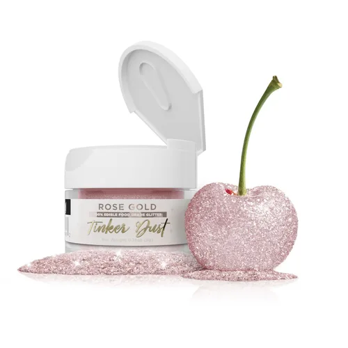Vista 39 de Bakell - Brillantina 100% comestible, Tinker Dust®, 5 g, color negro, vegano, certificado Kosher, para pasteles, cupcakes, paletas, bebidas y postres