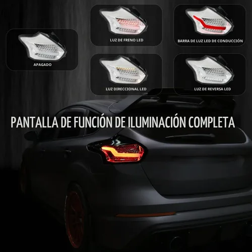 Vista 2 de SPEC-D TUNING - Luces traseras LED para Ford Focus Hatchback 2015-2018