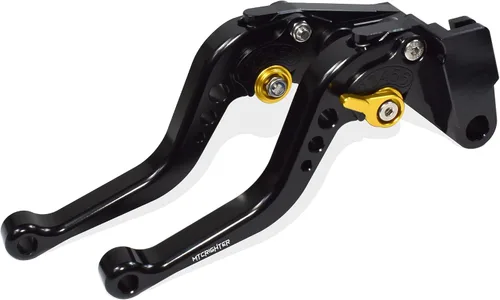 Vista 13 de Palanca de freno corta Palanca de embrague compatible con YAMAHA Fazer FZ-1 FZ-8 FZ-6 FZ-6R FZS600, aleación de aluminio CNC fabricada (negro)