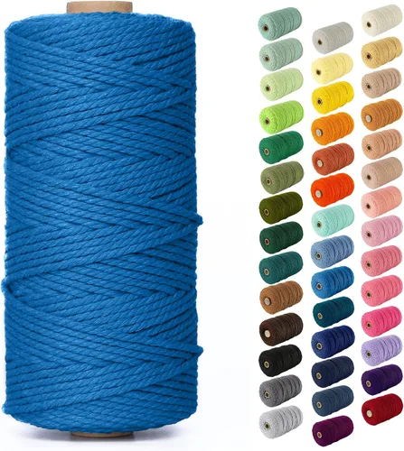 Vista 66 de Nook Theory Hilo de macramé de 3mm 109 yardas - Cuerda de macramé suave de 4mm, 5mm perfecta para nudos - Suministros de macramé para colgadores
