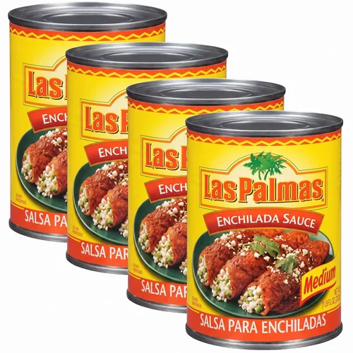 Vista 10 de Las Palmas Salsa de enchilada Green Chile, mediana, 10 onzas (paquete de 24)