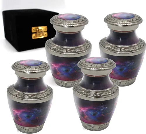 Vista 15 de Aurora Borealis Urna de cremación para cenizas para adultos, hombres y mujeres, Urnas de cremación personalizadas para cenizas humanas, urnas