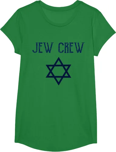 Vista 53 de Camiseta Jew Crew Jewish Star, gris, S