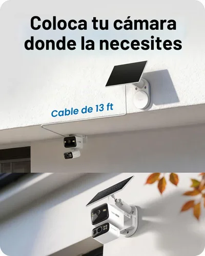 Vista 5 de Tapo Cámara de seguridad con batería de seguridad de doble lente 2K Pan
