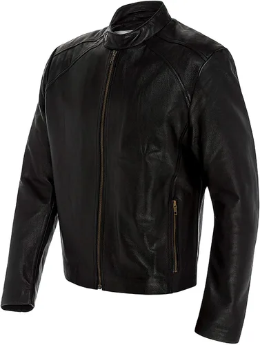Vista 3 de Leatherholics - Chaqueta de piel de cordero auténtica para hombre