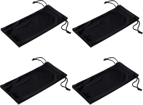 Vista 17 de OWL Bolsas a granel para gafas microfibra suave limpieza caso bolsa negro 12 negro