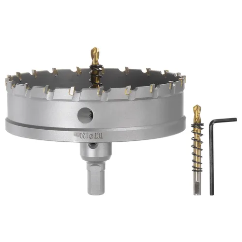 Vista 45 de HARFINGTON Cortador de carburo de sierra de agujero de metal de 0.472 in / 0.47 pulgadas de diámetro para acero inoxidable, metal, aleación