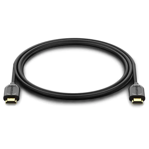 Vista 11 de Fosmon - Cable HDMI 2.0 de 0.3 m, 4K@60Hz, certificado premium en pared CL3, 18Gbps de súper alta velocidad, HDR, HDCP 2.2/1.4, 3D, ARC, 30AWG