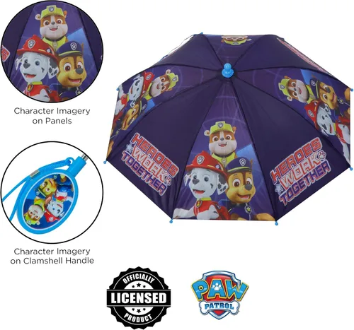 Vista 3 de Nickelodeon Conjunto de ropa impermeable y paraguas de Paw Patrol
