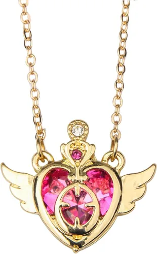 Vista 11 de POYAMUSE Collar con colgante de estrella guardiana de anime para mujeres, joyería de cosplay Corona