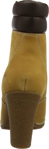 Vista 3 de Timberland Botas de tobillo con cordones para mujer, Trigo gamuzado, 6