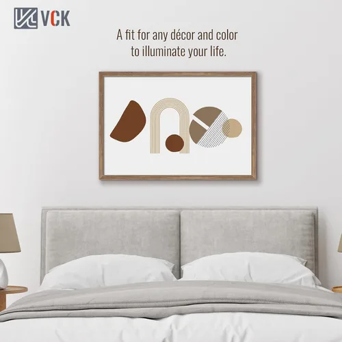 Vista 369 de VCK Marcos para póster de madera maciza de 22.375 x 34 pulgadas, marco de fotos A1 negro con montaje en pared, paquete de 3