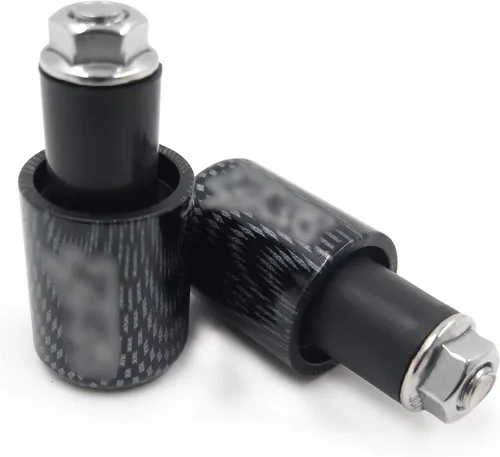 Vista 6 de HONGK - Extremos de barra de mano de fibra de carbono para motocicleta compatibles con Kawasak Ninja 250 500 ZX600 ZX6 636 ZZR600 ZX6R ZX6RR 650R