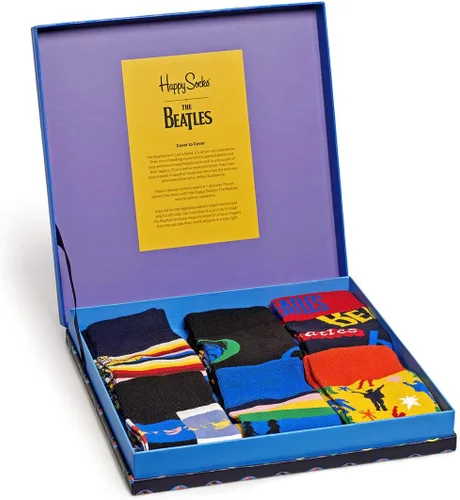 Vista 8 de Happy Socks x The Beatles - Caja de regalo unisex de los Beatles, 6 paquetes