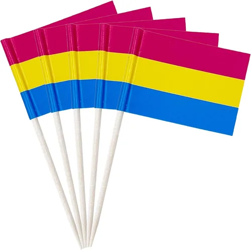 Vista 15 de stidsds 100 unidades de banderas afroamericanas pan, palillos de dientes africanos, mini pequeñas decoraciones negras para cupcakes, banderas