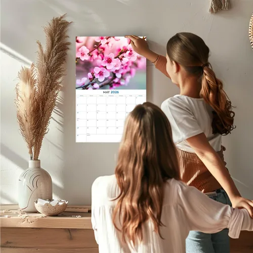 Vista 79 de Calendario de grises africanos 2025 2026 – Planificador mensual de pared de aves africanas – 12 x 18 pulgadas (abierto), calendario de pared