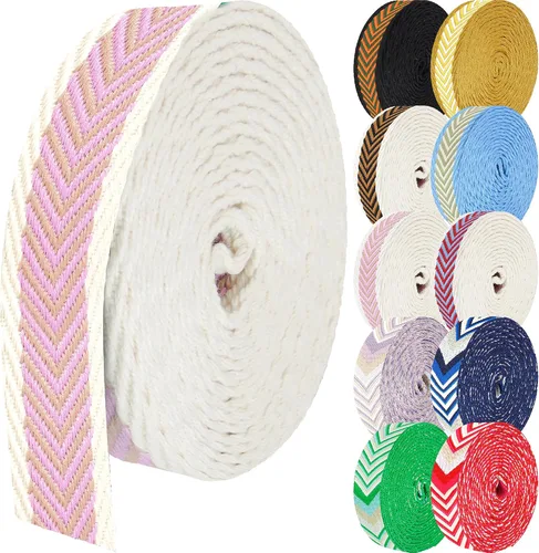Vista 27 de 1.5 pulgadas Correa de nailon con patrón, correas de cinturón de nailon, correas para bolso, correas para mochila, cinturón de nailon