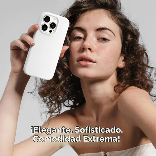 Vista 8 de GONEZ Funda de silicona para iPhone 14 Pro Max, compatible con MagSafe, con protector de pantalla + protector de lente de cámara, silicona líquida a