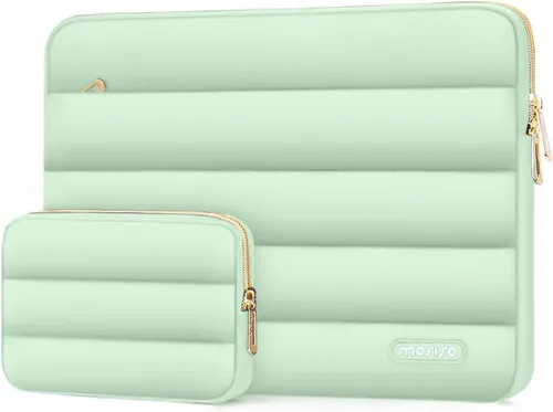 Vista 22 de MOSISO Funda para laptop de 13.3 pulgadas, 13-13.3 pulgadas funda de Marrón