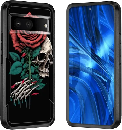Vista 150 de Funda para Pixel 7A, [probada contra caídas de grado militar] Funda protectora resistente a prueba de golpes para Google Pixel 7A de 6.1 pulgadas