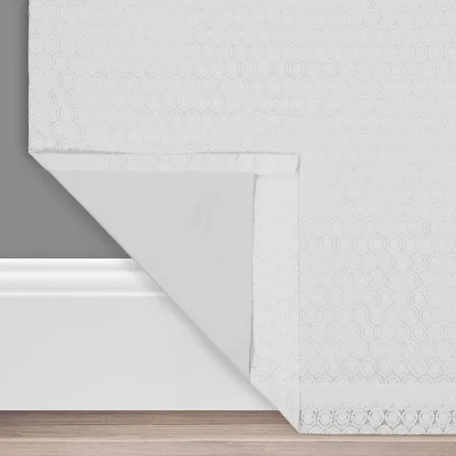 Vista 3 de ECLIPSE Absolute Zero Nora - Cortinas opacas con aislamiento térmico y bolsillo para cortinero, para dormitorio, panel individual, 50 x 95 pulgadas