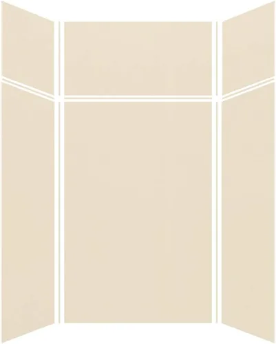 Vista 27 de Transolid EWKX363696-41 Expressions - Kit de pared de ducha de 6 paneles con extensión, 36 pulgadas de largo x 36 pulgadas de ancho x 96 pulgadas