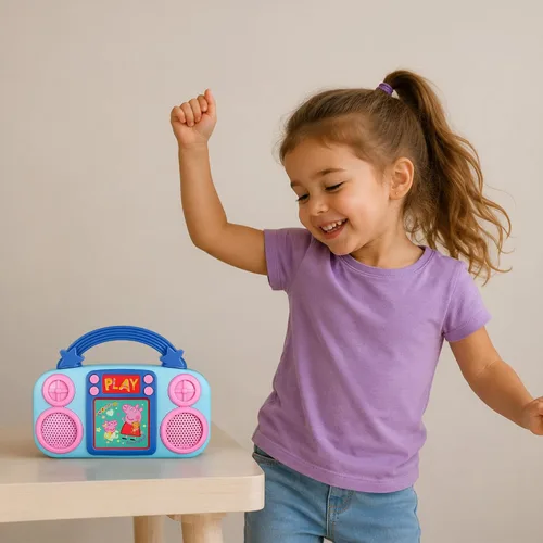 Vista 2 de Peppa Pig - Reproductor de música de juguete, juguete para niños pequeños