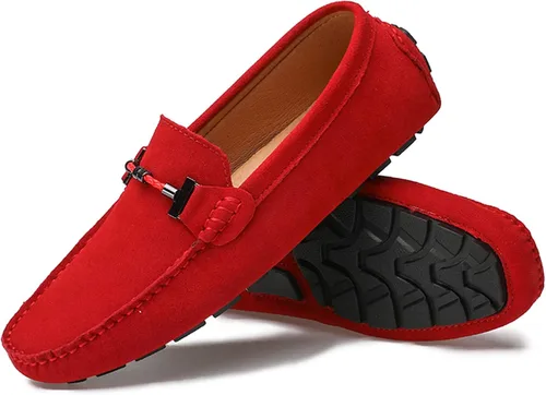 Vista 2 de Mocasines Penny para hombre, informales, sin cordones, cómodos, para conducir, barcos