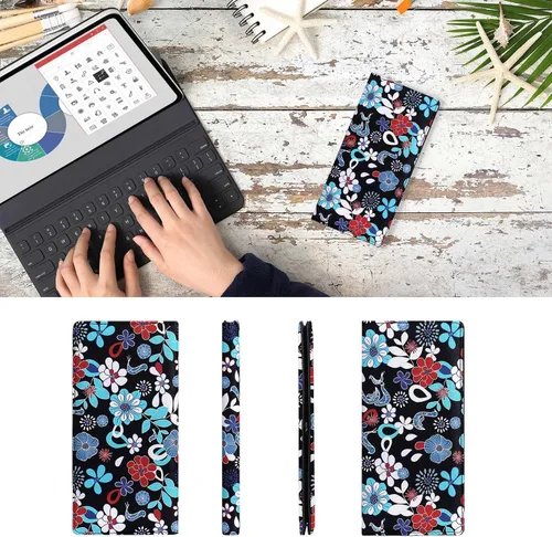 Vista 37 de HUA ANGEL Billetera ultra delgada para mujer, con bloqueo RFID, tarjetero de crédito, plegable, largo, hebilla magnética, billete para mujer, Owl
