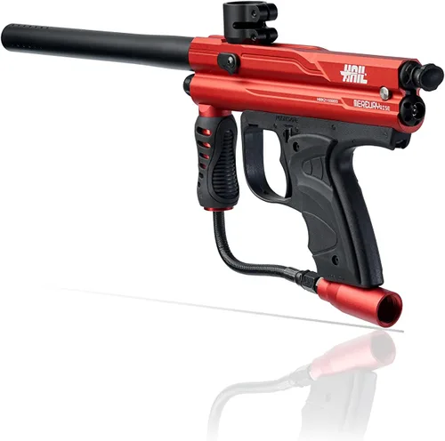 Vista 10 de Mercury Rise Marcador de Pistola de Paintball Semiautomático Hail Calibre .68 Granizo Negro