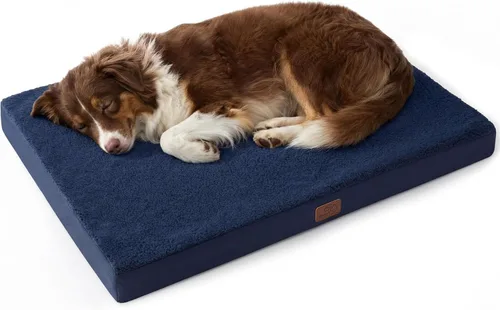 Vista 56 de Bedsure - Cama ortopédica pequeña para perros chicos, impermeable, con funda extraíble lavable, tapete de espuma con forma de huevera para mascotas