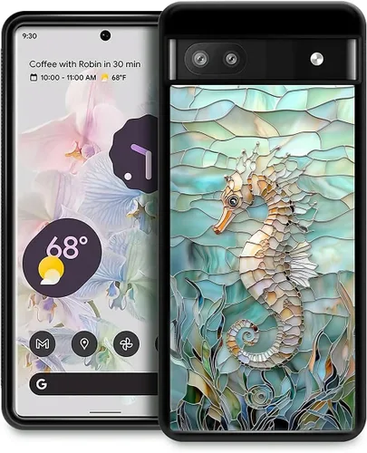 Vista 47 de Compatible con Google Pixel 4A 5G Mobile Case Creative Acrylic Back Panel Silicona Edge Case Slim Protección Especialmente para Google Pixel 4A 5G