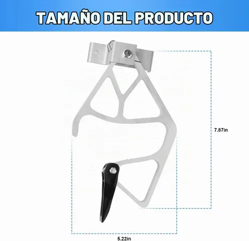 Vista 2 de Kit de bloqueo de peldaños 28-11 para cerraduras de escalera de extensión de aluminio Werner, compatible con escalera de extensión Werner