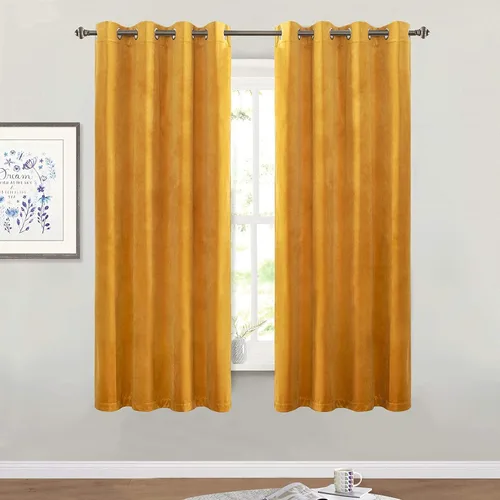 Vista 56 de StangH Cortinas de terciopelo gris de 84 pulgadas para oscurecer la habitación, con aislamiento térmico, cortinas gruesas y pesadas para sala