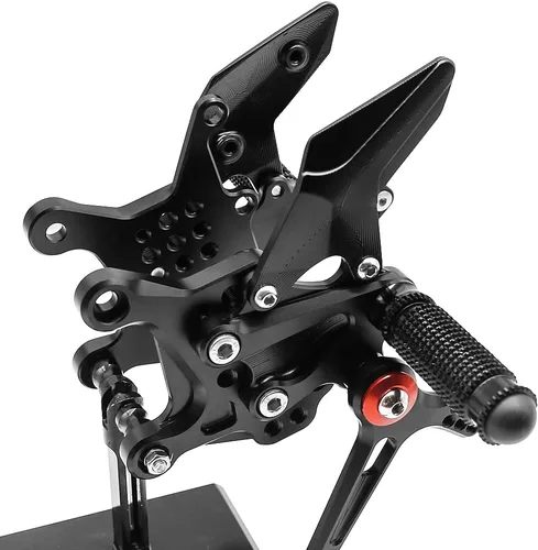 Vista 3 de FXCNC Juego trasero de motocicleta compatible con ZX25R 2020-2022 ZX4R 2023 ZX-4RR 2022-2024 Billet Juego de estriberas traseras totalmente