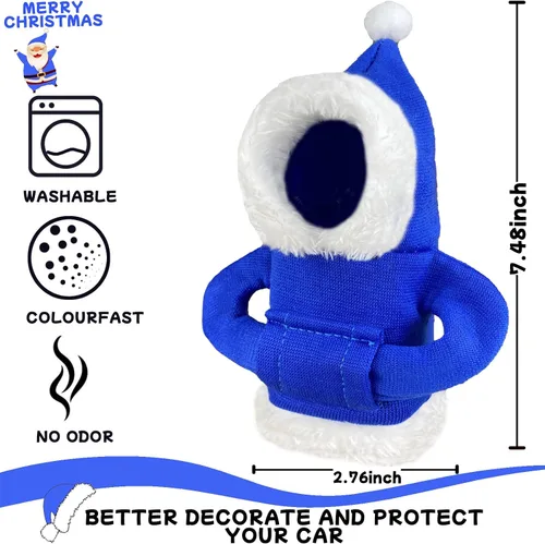 Vista 7 de Divertida mini sudadera con capucha para palanca de cambios, regalos para él y ella, accesorios de automóvil, decoración de cambio de marchas, idea