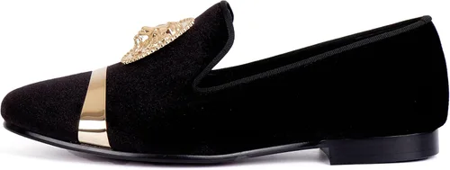 Vista 7 de Animal Buckle - Zapatillas de vestir para hombre con plato dorado