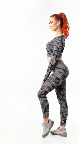 Vista 5 de SG TRAINING FIT Leggins de entrenamiento de camuflaje sin costuras