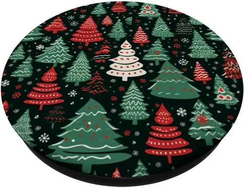 Vista 2 de PopSockets PopGrip estándar para árbol de Navidad