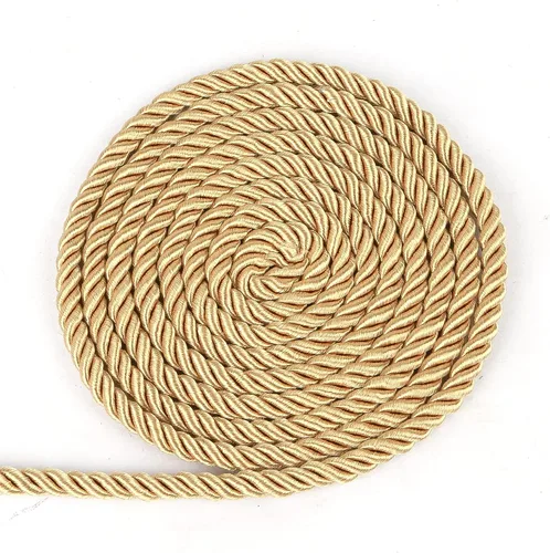 Vista 24 de BEL AVENIR Cuerda trenzada de 0.236 in y 16 yardas, cuerda decorativa de nailon hecha a mano para costura, manualidades, tapicería, decoración