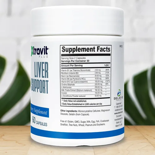 Vista 2 de Suplemento de apoyo hepático – Suplementos para hombres y mujeres – Fórmula natural de desintoxicación – Puede apoyar el bienestar del hígado, colon