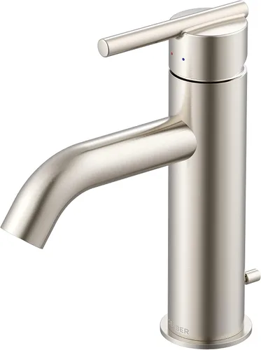 Vista 7 de Parma 2H - Grifo de lavabo con drenaje emergente de metal de 1.2 gpm, bronce cepillado