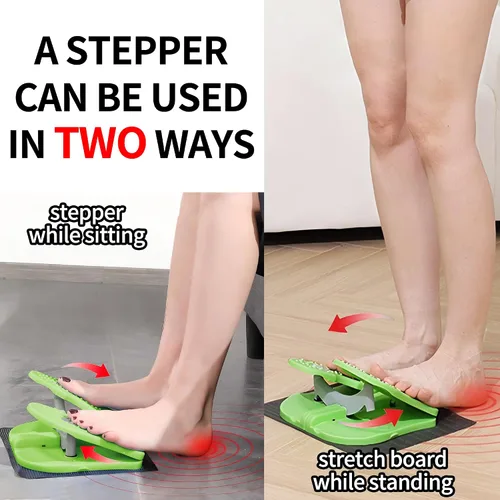 Vista 4 de Foldable Leg Exerciser: Portable Foot Pedal Exerciser for Seniors Under Desk Foot Pedal Exerciser Stepper Exercise for Leg Muscles Relieves Varicose